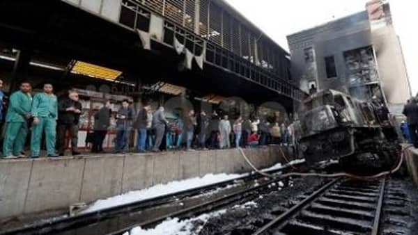 حادث قطار محطة مصر