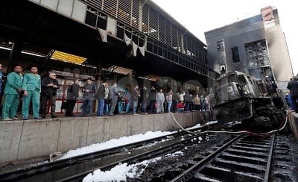 حادث قطار محطة مصر