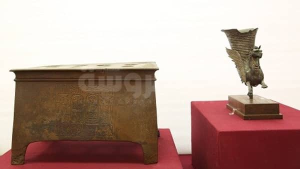 قطع أثرية بالمتحف المصرى