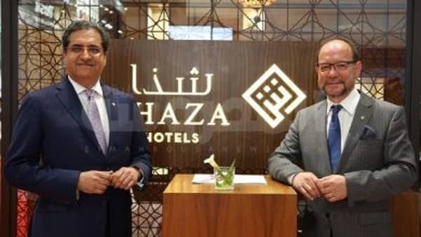 Mr. Simon Coombs, President And Ceo Of Shaza Hotels And Mr. Sanjiv Malhotra, Executive Vice President For Shaza Hotels