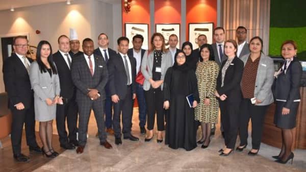 Delegates With The Mercure Dubai Barsha Heights Team