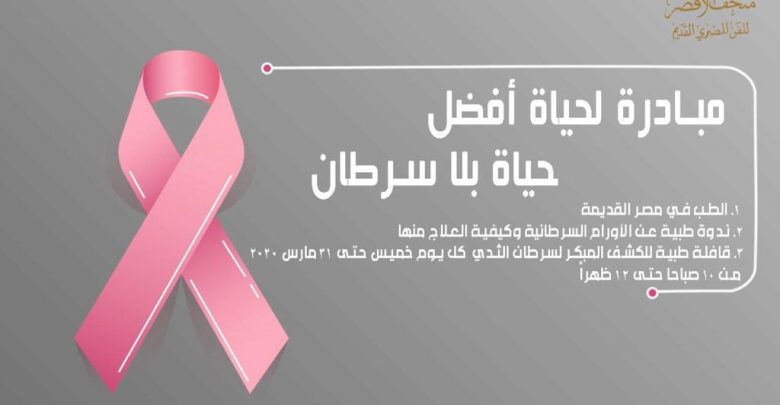 متحف الأقصر يشارك فى المبادرة المجتمعية لدعم مرضى السرطان في صعيد مصر