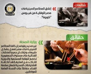 وزارة الصحة تنفى إعلاق المطاعم الصينية بمصر