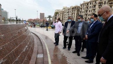 رئيس الوزراء يُتابع من الموقع الموقف النهائي لأعمال تطوير ميدان التحرير