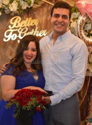 العروسين نور هيثم وعبد الرحمن أيمن