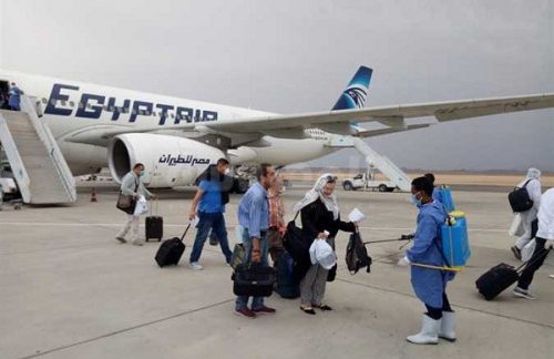استئناف حركة الطيران بالمطارات المصرية