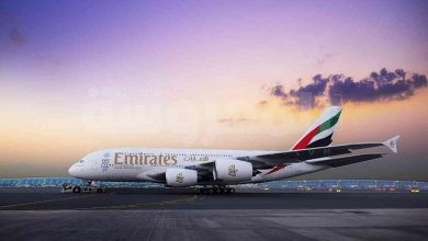 طائرة إيرباص A380 ذات الطابقين التابعة لطيران الإمارات