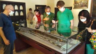 وفد فرنسى متخصص فى الآثار الشرقية يزور متحف رشيد القومى بالبحيرة