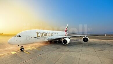 استقبلت طيران الإمارات طائرتها الإيرباص A380 1