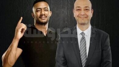 عمرو أديب ومحمد رمضان