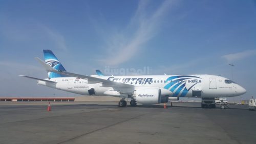 طائرة مصر للطيران طراز الإيرباص A320 Neo 1