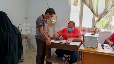 تطعيم طلبة جامعة مطروح 2