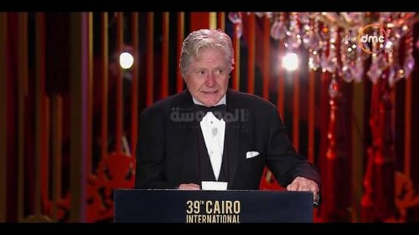 الفنان حسين فهمى فى مهرجان القاهرة السينمائى الدولى