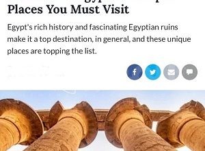 موقع The Travel يبزر 10 أماكن فريدة في مصر يحب زيارتها