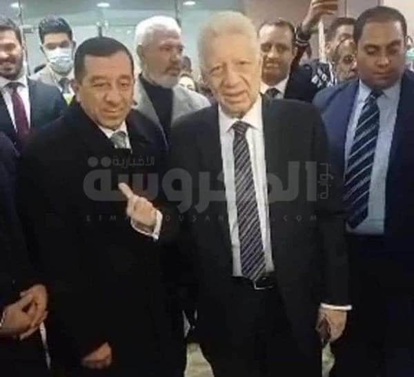 المستشار مرتضى منصور والدكتور مصطفى هدهود