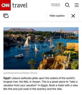 موقع Cnn Travel مصر ضمن أفضل المقاصد السياحية للسفر إليها في خريف العام الجاري 1