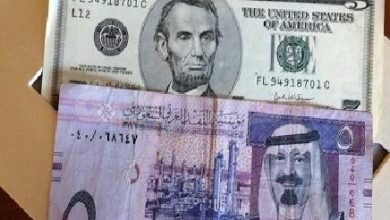 الدولار والريال السعودى