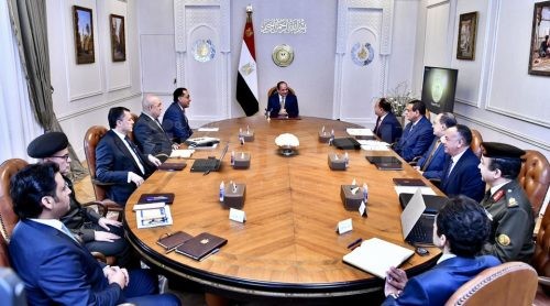 السيسي يتابع الموقف التنفيذي لمشروع المتحف المصري الكبير وتطورات الأعمال الإنشائية