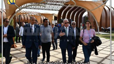 بدعوة من محافظ جنوب سيناء ..مغنية الاوبرا العالمية فرح الديباني فى زيارة لشرم الشيخ 5