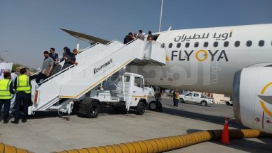 مصر للطيران للخدمات الأرضية تقدم خدماتها إلى شركة Fly Oya الليبية 1