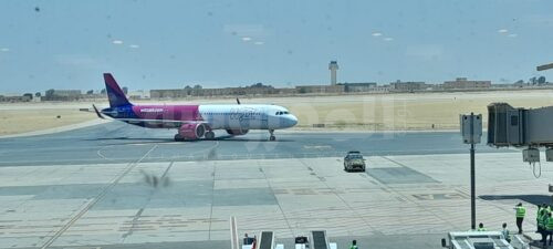 شركة ويز إير Wizz Air تحتفل بتدشين أولى رحلاتها من مالبنسا بإيطاليا لمطار سفنكس الدولى (35)