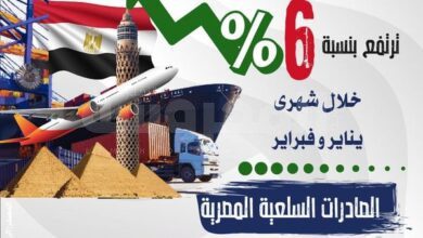 الصادرات السلعية المصرية تسجل 6 مليار و121 مليون دولار بنسبة ارتفاع 6% عن نفس الفترة من عام 2023 1