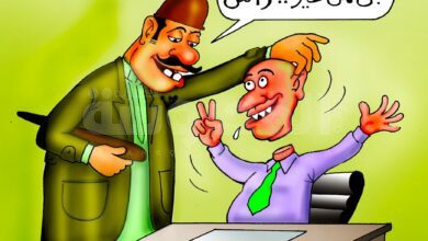 كاريكاتير المحروسة بريشة الفنان القدير نبيل صادق 104