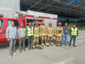 الإستعدادات لتجربة طوارئ بمطار القاهرة الدولى 16