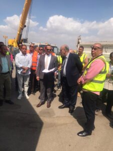 الإستعدادات لتجربة طوارئ بمطار القاهرة الدولى 2