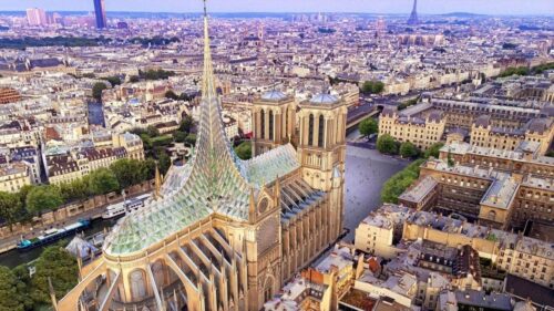 كاتدرائية نوتردام باريس  notre Dame De Paris