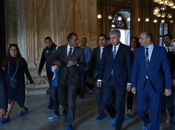 شريف فتحى يوجه بسرعة الانتهاء من أعمال الترميم والصيانة الخاصة بالمباني الأثرية بقلعة صلاح الدين الأيوبي  تمهيداً لفتحها وتضمينها في مسار الزيارة