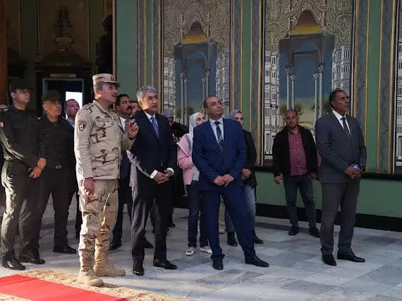 شريف فتحى يوجه بسرعة الانتهاء من أعمال الترميم والصيانة الخاصة بالمباني الأثرية بقلعة صلاح الدين الأيوبي  تمهيداً لفتحها وتضمينها في مسار الزيارة