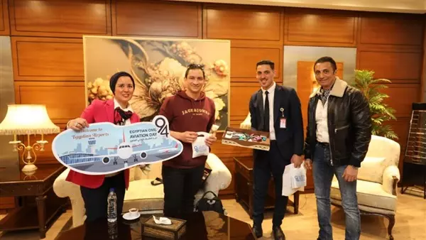 المطارات تحتفل بعيد الطيران المدنى المصرى