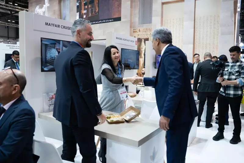 شريف فتحى يقوم بجولة في الجناح المصري المُشارك في المعرض السياحي الدولي Fitur2025 بالعاصمة الإسبانية مدريد 1