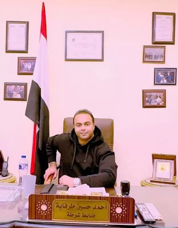 المقدم أحمد طرفاية رئيس مباحث شرطة ناصر بمحافظة بني سويف