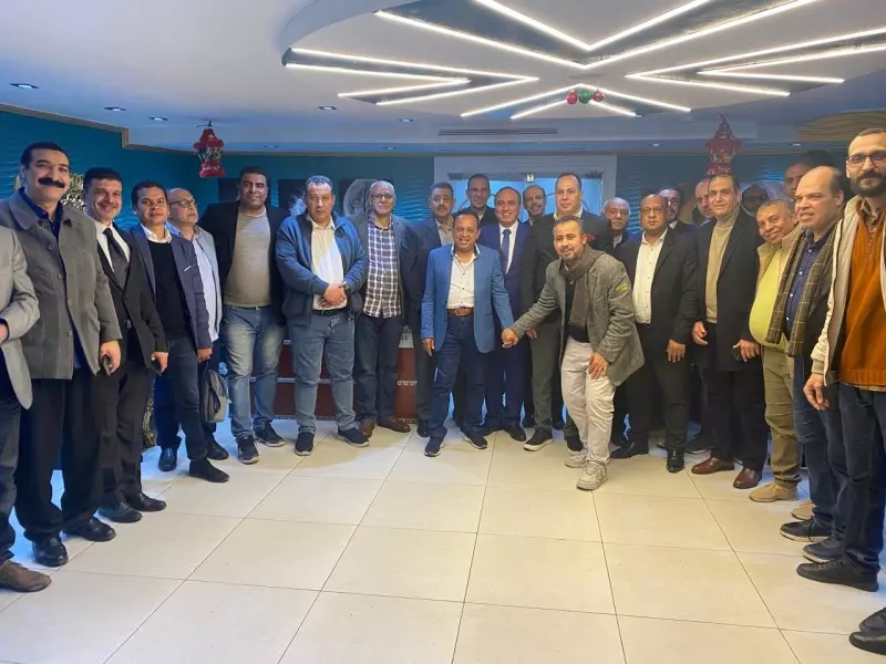 عبد المحسن سلامة خلال لقائه رابطة النقاد الرياضيين