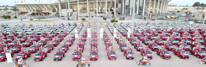 المنطقة الشمالية العسكرية تستكمل تنفيذ حملة " بلدك معاك " لدعم الأسر الأولى بالرعاية‎