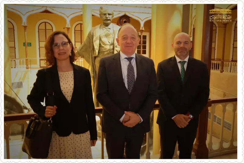 السفير الأرجنتيني بالقاهرة يزور متحف قناة السويس ويشيد بمقتنياته وتاريخه العريق