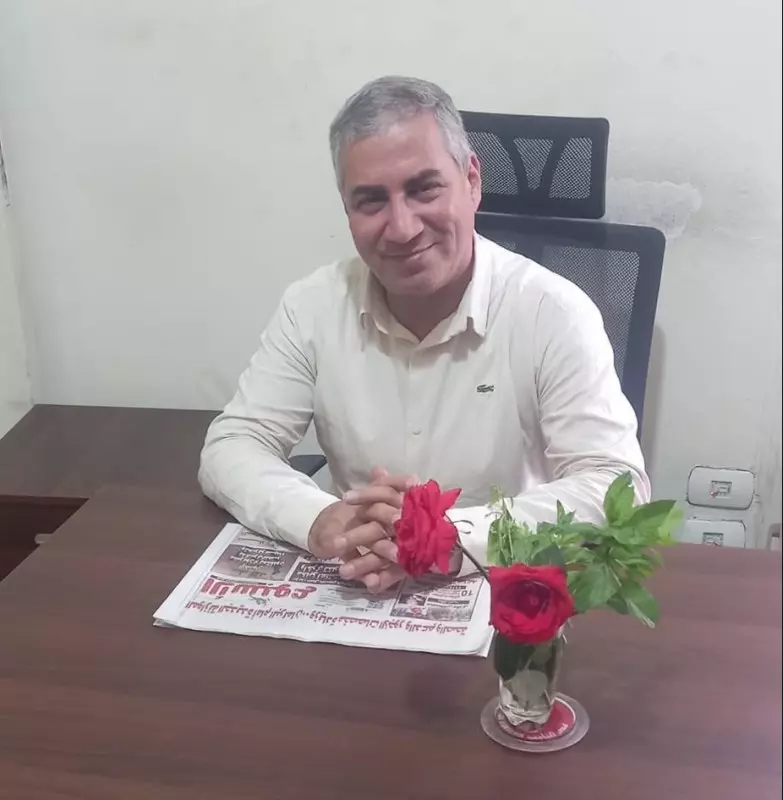 الكاتب الصحفى رضا المسلمى ، المرشح لرئاسة شعبة المحررين الإقتصاديين