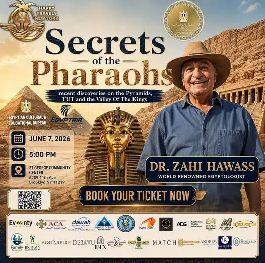 زاهي حواس يكشف أسرار توت عنخ آمون وأحدث اكتشافات وادي الملوك في محاضرة عالمية